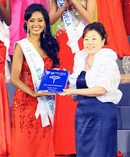 Madusha Mayadunne second runner-up at the 52nd Miss International 2012