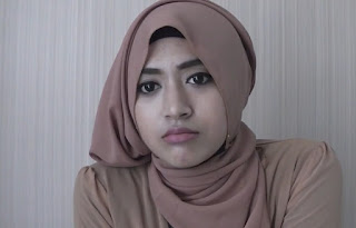 Kumpulan Gambar Tutorial Cara Memakai Hijab Panjang