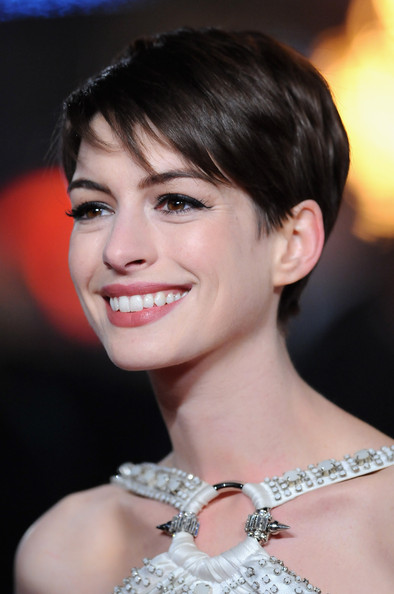 Anne Hathaway Short Pixie Haircut