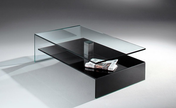 Desain Meja  Kaca  Persegi yang Cantik dan Mewah Rancangan 