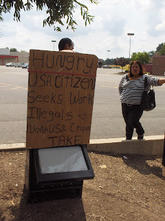 Hungry U.S.A. citizen seeks work illegals and non-USA citizens take