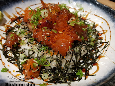 Sashimi don - Yuba Hut at Northpoint City Shopping Center - Paulin's Munchies