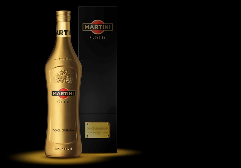 martini gold, dolce & gabbana