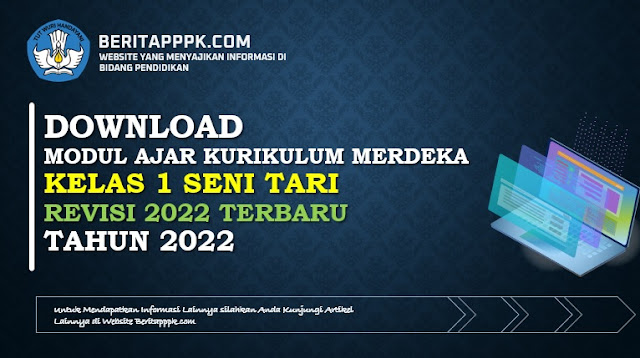 Download Contoh Modul Ajar Seni Tari Kelas 1 Kurikulum Merdeka Revisi 2022/2023