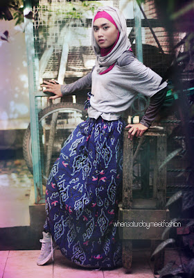 Style inspiration : Batik and Hijab : 2-Saturday