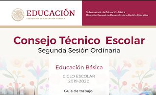 Guía Consejo Técnico Escolar 2da sesión CTE 2019-2020 NEM