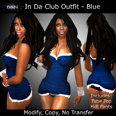 BSN In Da Club Outfit - Blue