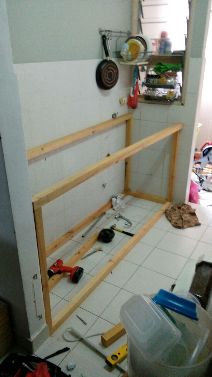 Rumahtigapuluh Kabinet Dapur Pallet Diy