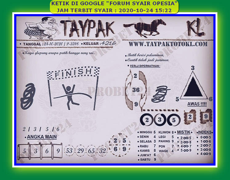 Syair hk 24 Oktober 2020 KODE SYAIR SGP SYAIR HK SYAIR SYDNEY 2021