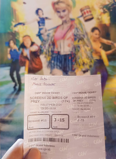 tiket nonton harley quinn birds of prey