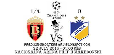 "Agen Bola - Prediksi Skor Vardar Skopje vs APOEL Nicosia Posted By : Prediksi-skorterbaru.blogspot.com"