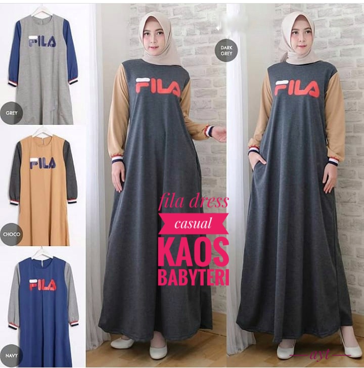Baju Gamis Fila Terbaru Leiner Fashion