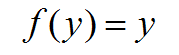 活性化関数が出力ノードの値と等しい場合の式