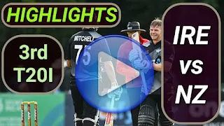 IRE vs NZ 3rd T20I