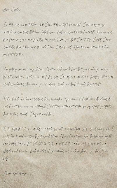 the letter written by Dorothy's father