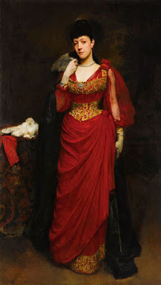 William Logsdail - Portrait of a Lady