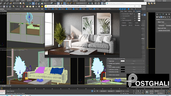 Download Corona renderer 8 for 3ds max 2023 with Material Library Free