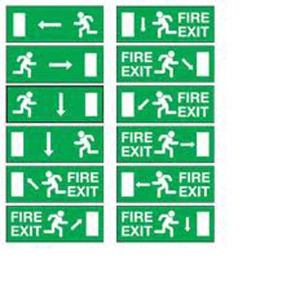 Safety Sign Fire Exit and Logo