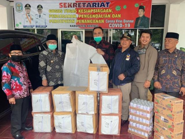 Pemkab Kerinci Terima Bantuan 200 APD, Wabup Ami Taher Ucapkan Terima Kasih 