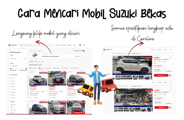 cara mencari mobil suzuki bekas