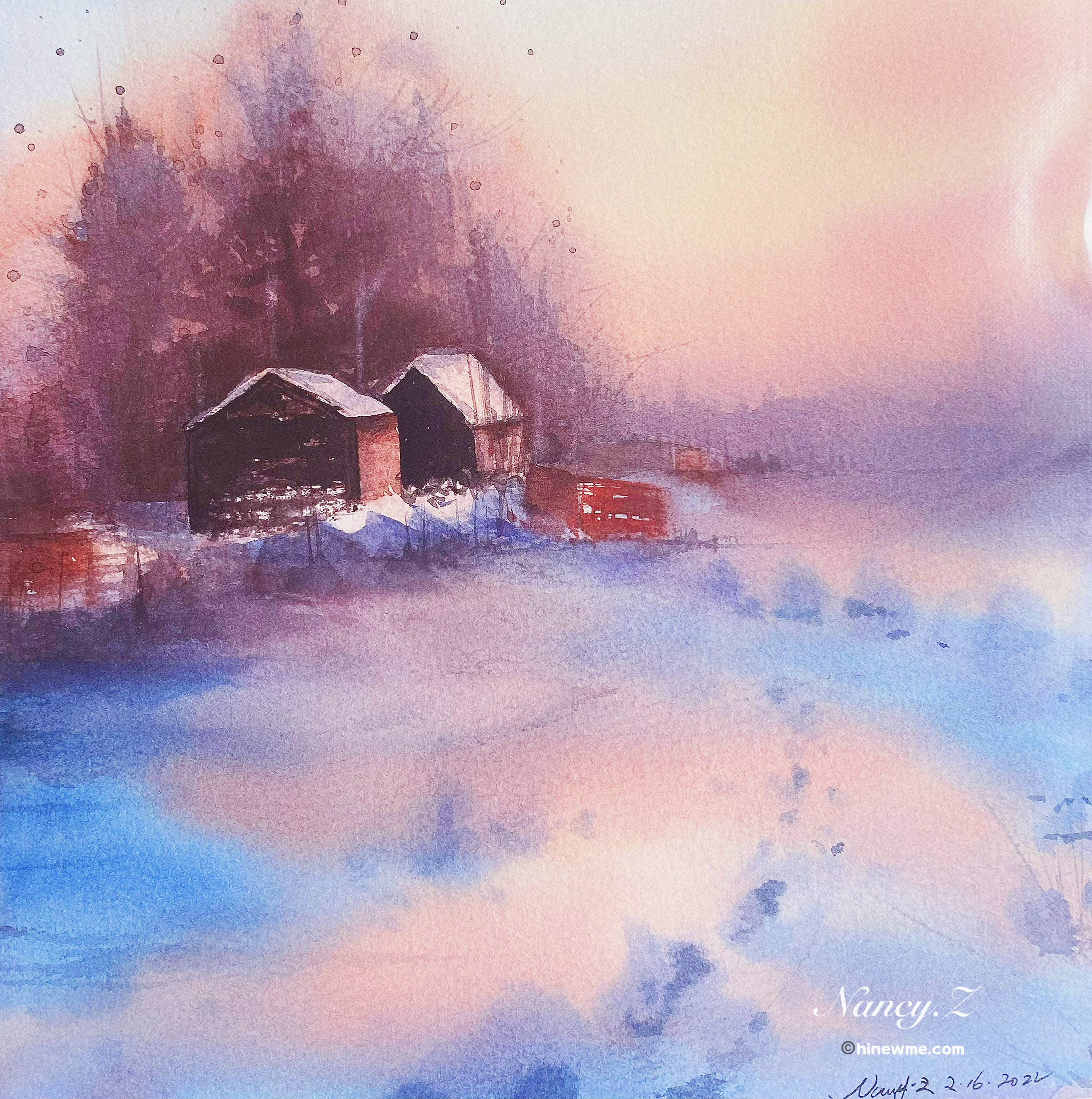 14 Watercolor landscape painting ideas