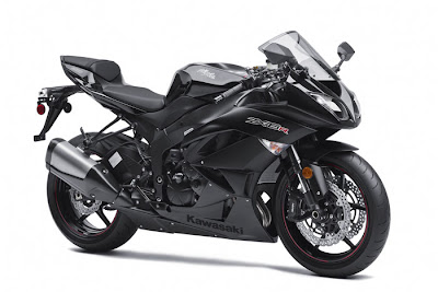 2012 Kawasaki Ninja ZX-6R Black Picture