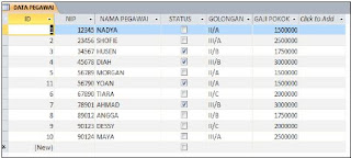 Mengolah Data Record di Microsft Access