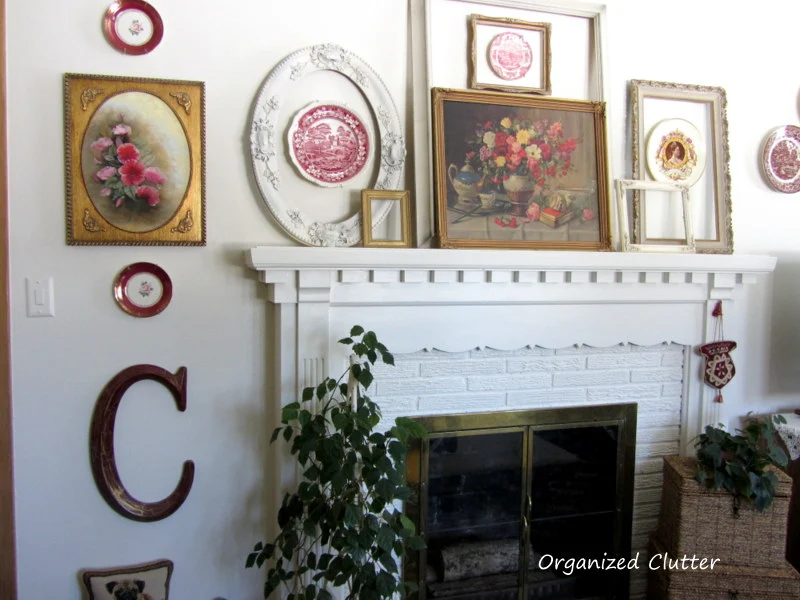 Vintage Living Room Tour www.organizedclutterqueen.blogspot.com