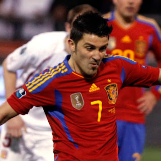 David Villa Spain 2011