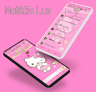 Hello Kitty Theme For YOWhatsApp & Aero WhatsApp By Natalia Luz