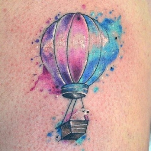 Tatuagens de balão de ar quente