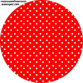 Red, Yellow and Withe Polka Dots: Free Printable Cupcake Toppers and Wrappers Red, Yellow and Withe Polka Dots Toppers or Free Printable Candy Bar Labels.