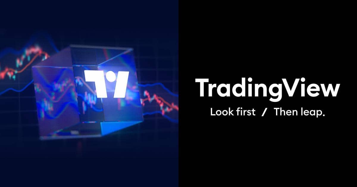 Tradingview banner showing traders to look first then leap