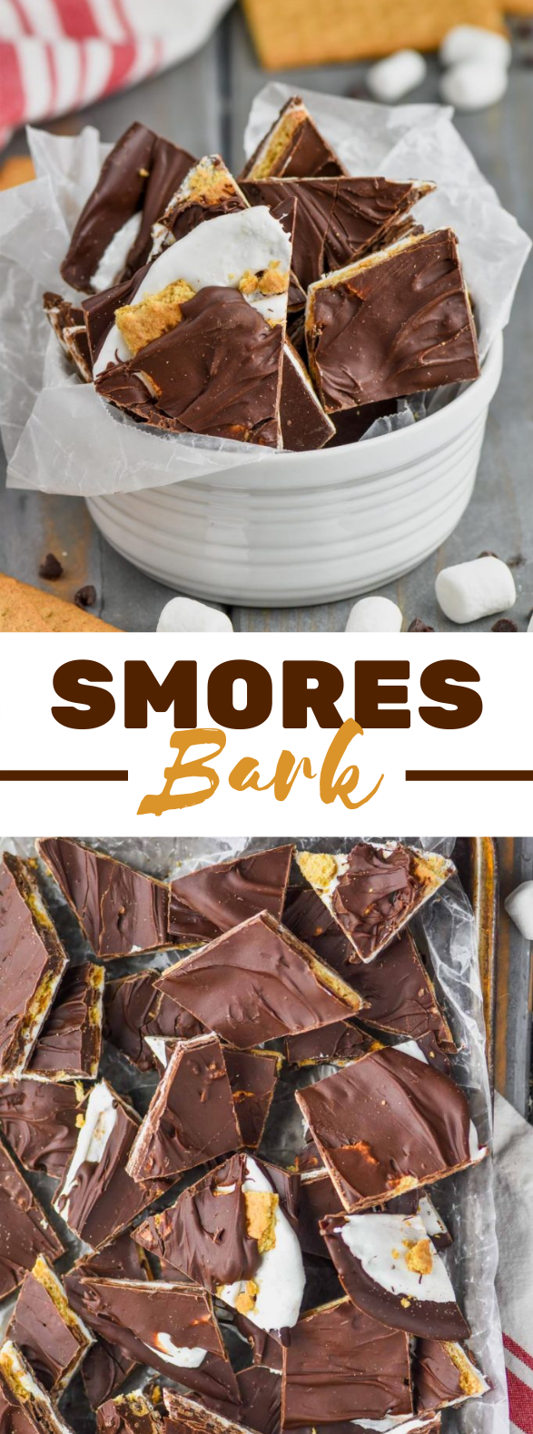 S’MORES CHOCOLATE BARK #simplerecipes #desserts