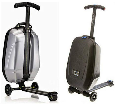 Micro Kickboard Micro Luggage Reloaded, Turns Your Luggage Into Your Own Personal Scooter