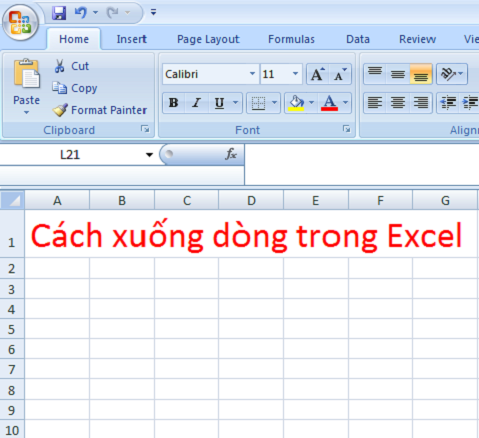 3 Cách xuống dòng trong Excel nhanh chóng dễ làm nhất a