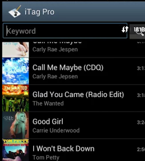 Change the song by Android Audio Tag