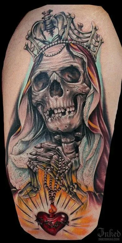 Tatuajes de la Santa Muerte