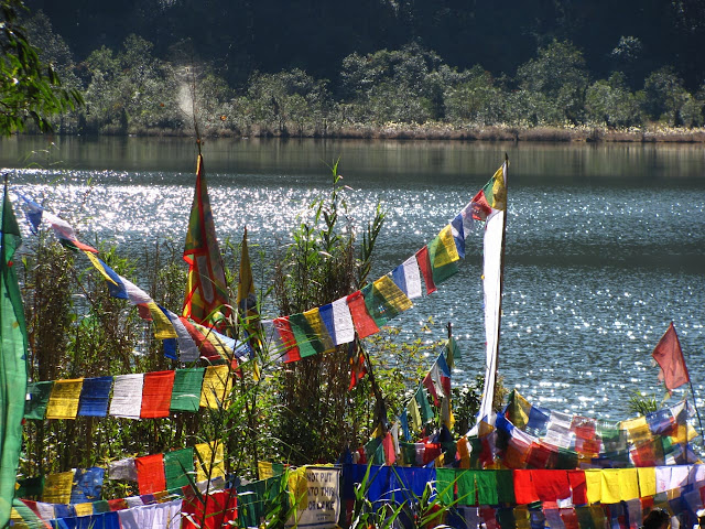 Waters of Khecheopalri Lake