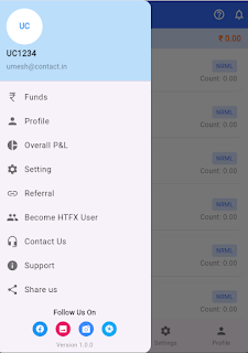 Side Menu Bar in Flutter