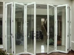  Kaca Tempered Dan Laminated Pintu Folding Alumunium dan 