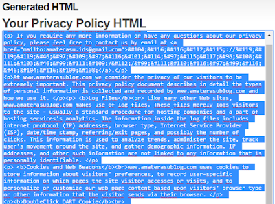 CARA MEMBUAT PRIVACY POLICY UNTUK BLOGSPOT
