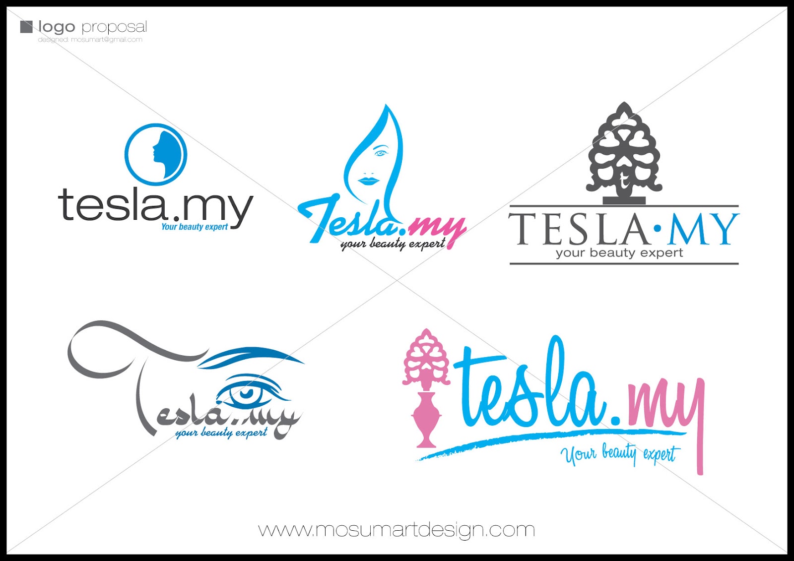 Design Logo Syarikat (Company) Tesla.my  Kilang Cetak 