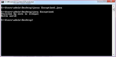 Exceptionclass.-output-javaform