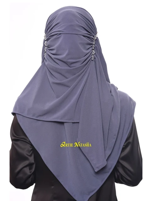 tudung instant shawl terkini desain terbaru