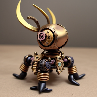 Steampunk Scorpion Statue Miniature 3D amazingwallpapersa blogspot com (4)