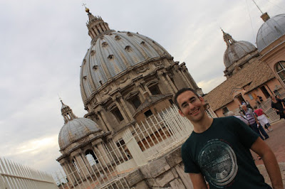 Roof of Saint Peter's Basilica in Rome