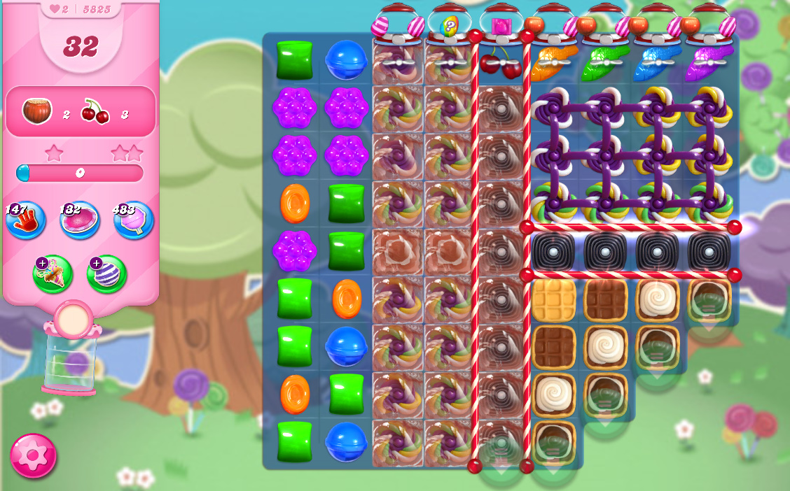 Candy Crush Saga level 5825