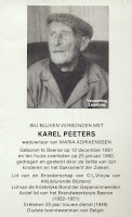 Honderdjarige en oud-brandweerman Karel Peeters 1891-1992