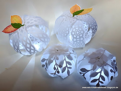 Herbstliche Leuchtkugeln aus Paper-Balls Stampin' Up! www.eris-kreativwerkstatt.blogspot.de